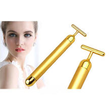 24k Gold Bar Beauty Bar para massagem facial anti-piscadelas